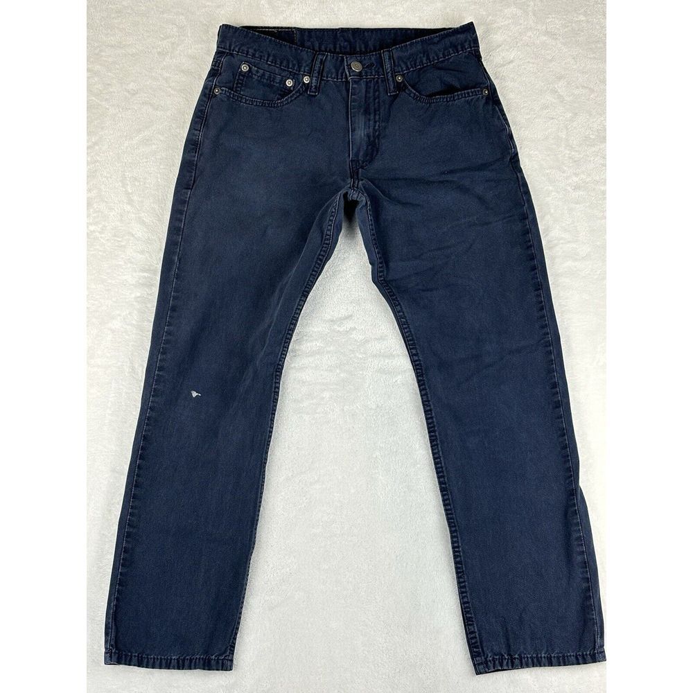 Levi's Jeans Mens 502 Blue Low Rise Jeans Size 29x30 (29x27 Measured)